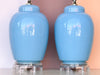 Pair of Sky Blue Lamps