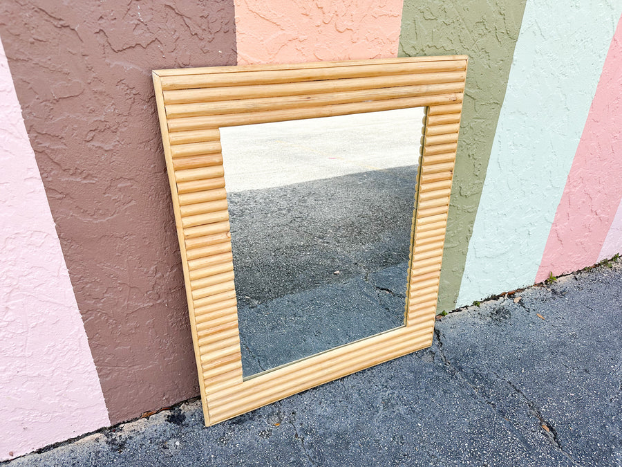 Island Style Bamboo Mirror