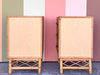 Pair of Island Style Rattan Nightstands