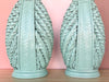 Pair of Island Chic Woven Lamps