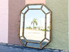 Faux Bamboo Octagon Mirror