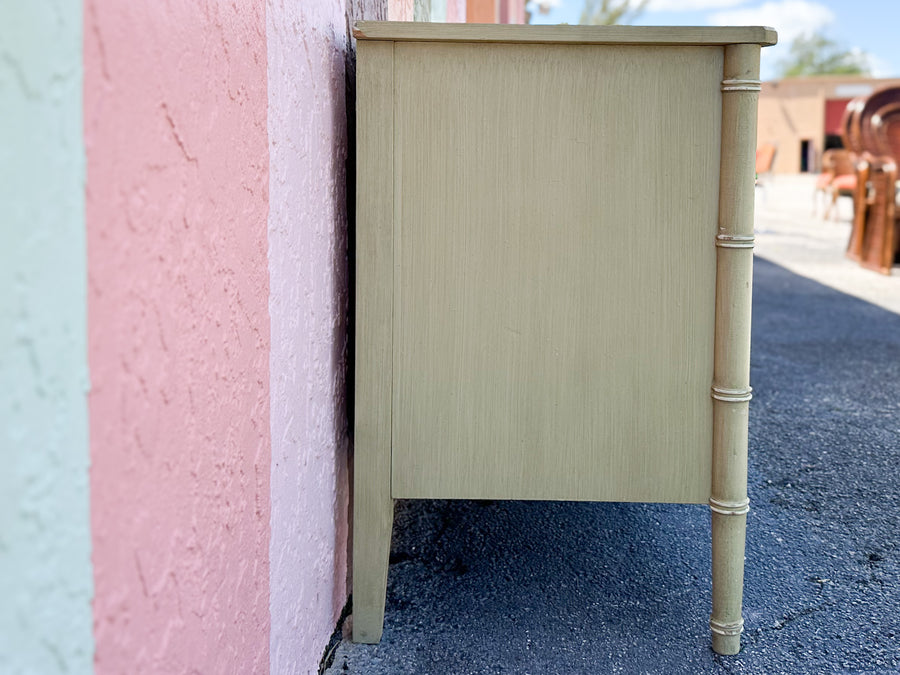 Henry Link Faux Bamboo Double Dresser