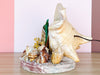 Old Florida Kitsch Shell Lamp