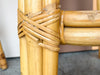 Set of Three Old Florida Rattan Bar Stools