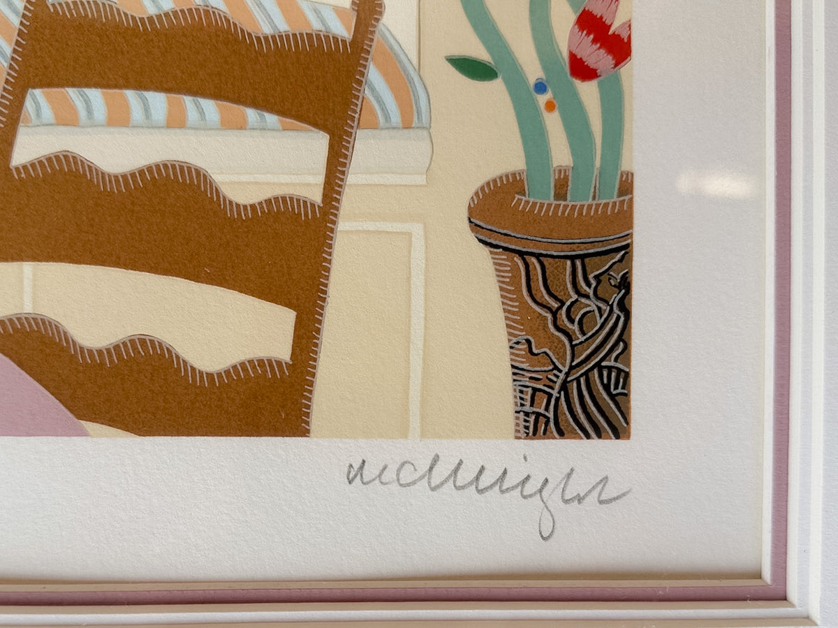 Water Mill by Thomas McKnight (Original Serigraph on Paper)