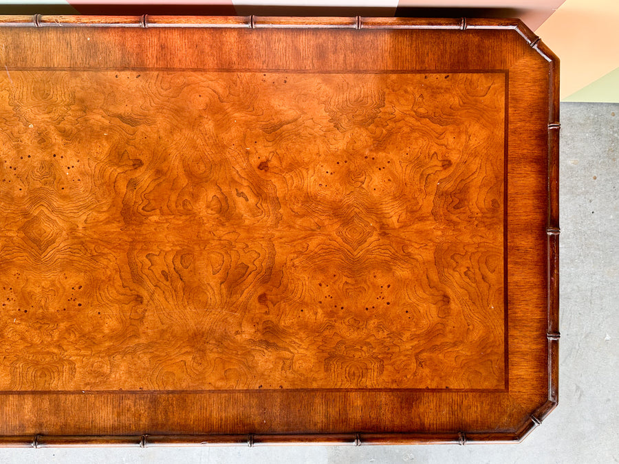 Handsome Faux Bamboo Desk