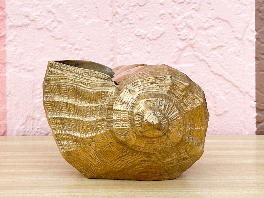 Brass Nautilus Cachepot