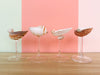 Set of Four Shell Chic Coupes