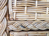 Braided Rattan Wrapped Chest