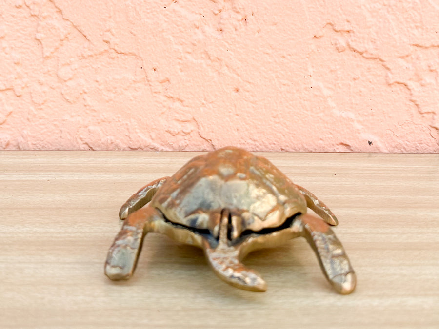 Brass Turtle Trinket Dish