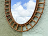 Petite Oval Rattan Mirror