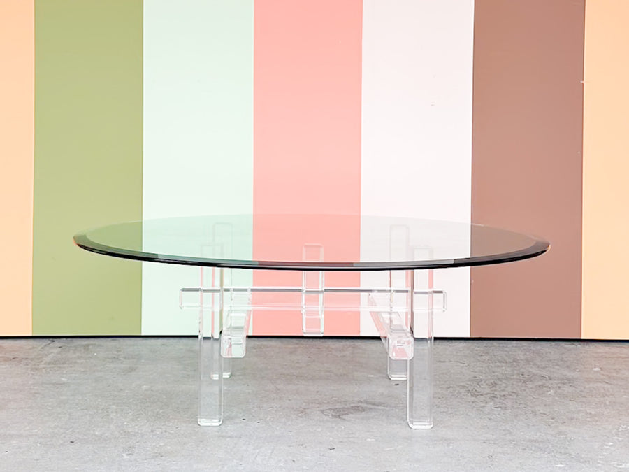Fab MCM Lucite Coffee Table