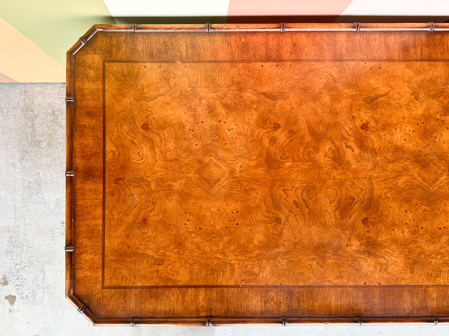 Handsome Faux Bamboo Desk