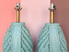 Pair of Island Chic Woven Lamps