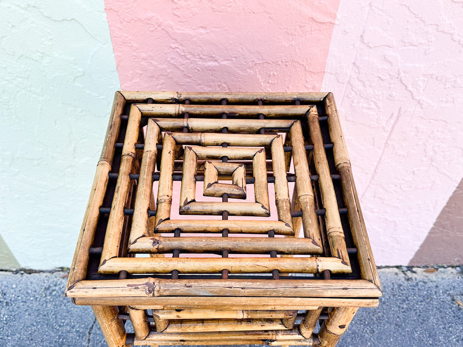 Bamboo Plant Stand