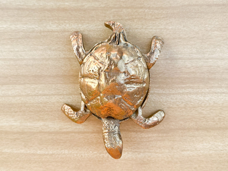 Brass Turtle Trinket Dish