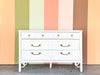 Thomasville Faux Bamboo Double Dresser