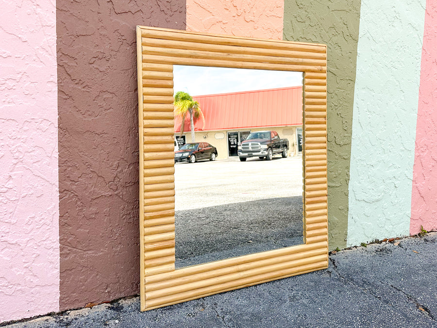 Island Style Bamboo Mirror