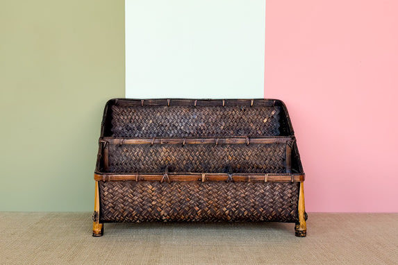 Rattan Desk Organizer