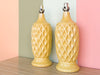Pair of Happy Yellow MCM Lamps