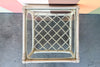 Pair of Ficks Reed Rattan Lattice Side Tables