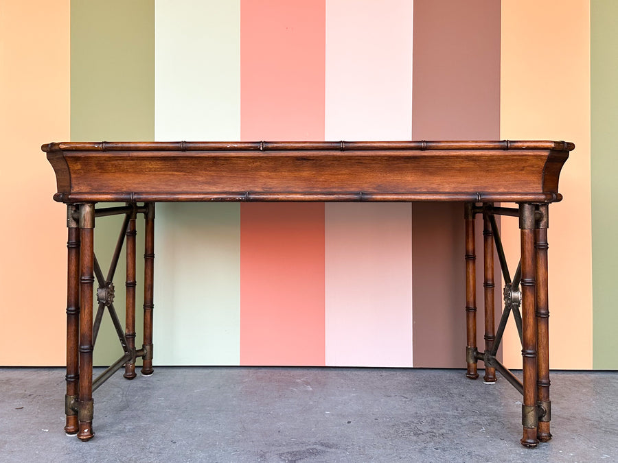 Handsome Faux Bamboo Desk