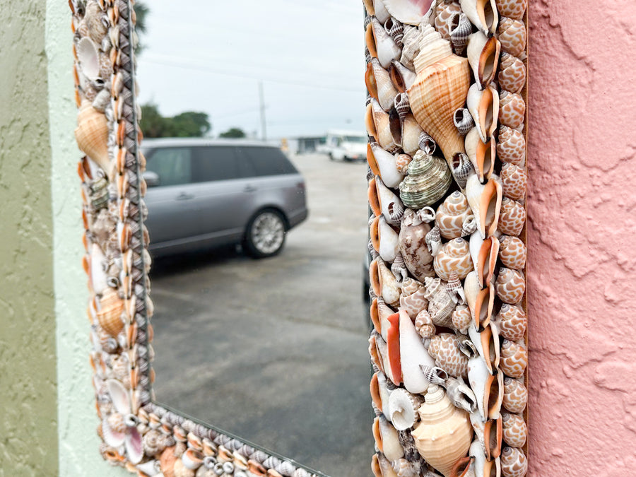 Old Florida Shell Mirror