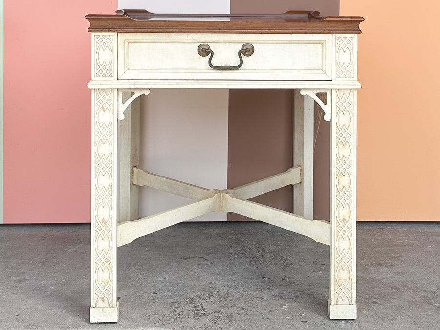 Pair of Fretwork Side Tables
