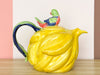 Fitz and Floyd Banana Teapot and Trinket Dish