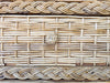 Braided Rattan Wrapped Chest