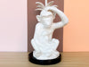 Whimsical Ceramic Monkey and Palm Tree Lamp