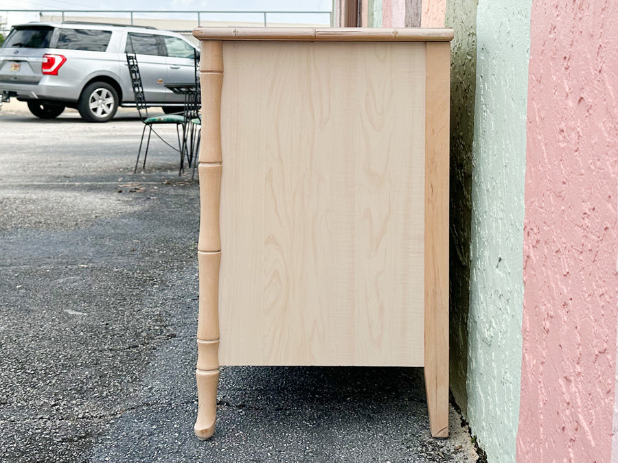 Faux Bamboo Dresser