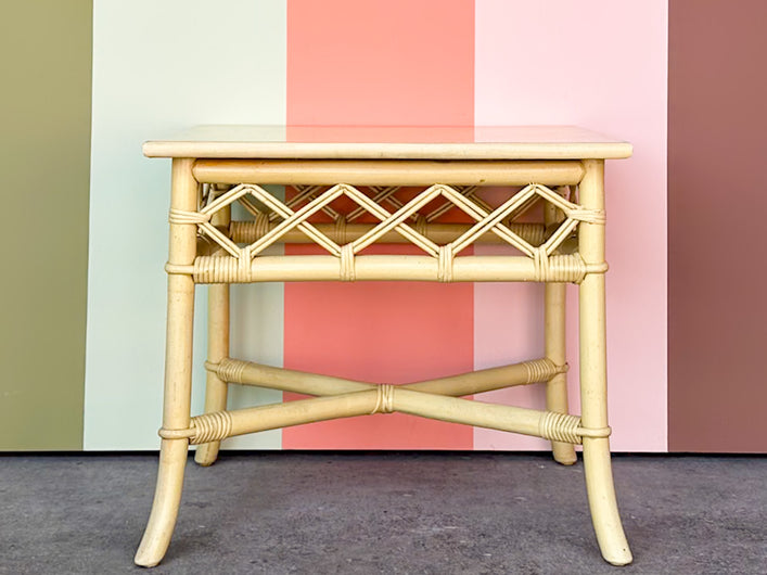 Ficks Reed Rattan Side Table