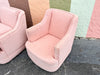 Pair of Pretty Pink Swivel Chairs