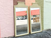 Pair of Henry Link Faux Bamboo Mirrors