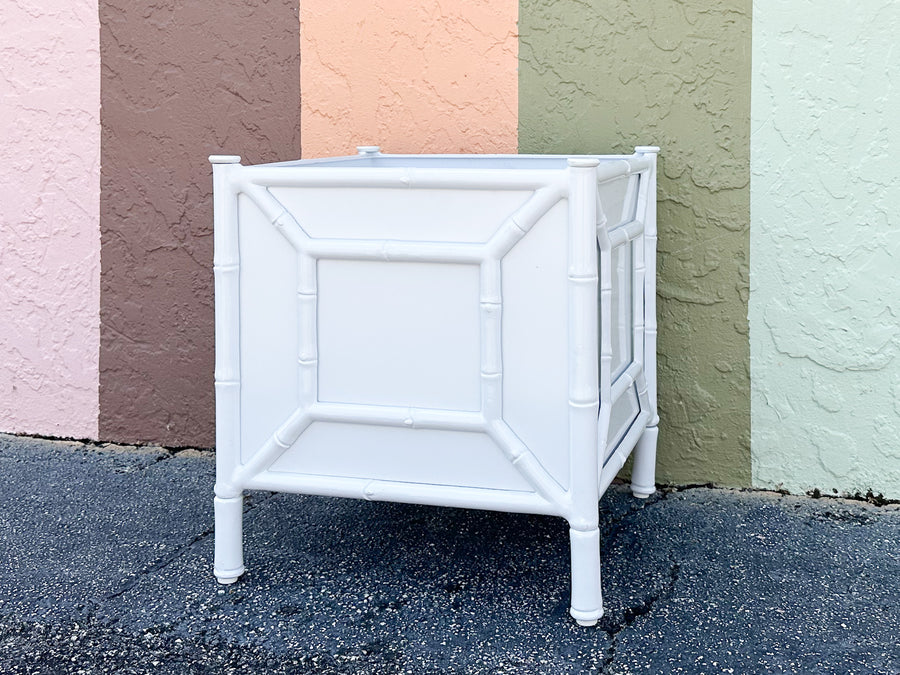 Modern Faux Bamboo Planter