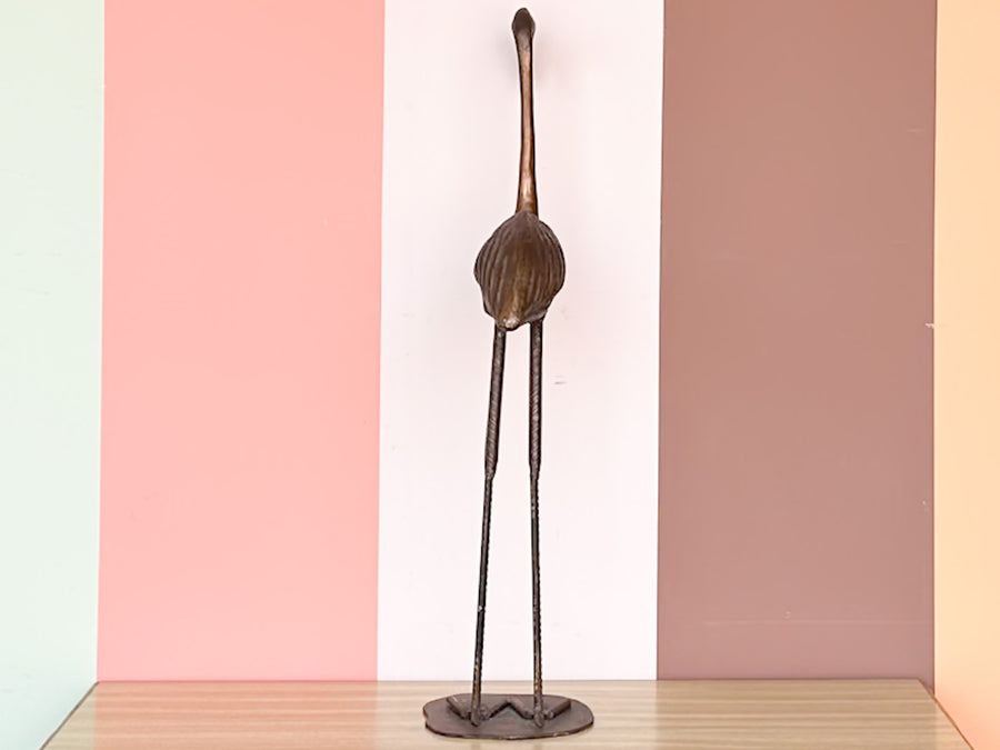 Fab Wrought Iron Flamingo