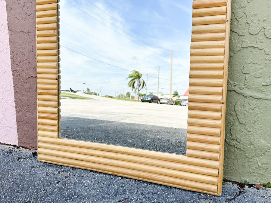 Island Style Bamboo Mirror