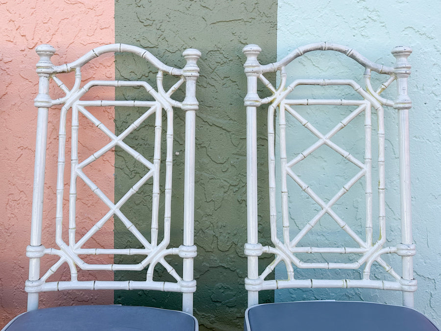 Palm Beach Faux Bamboo Outdoor Dining Set