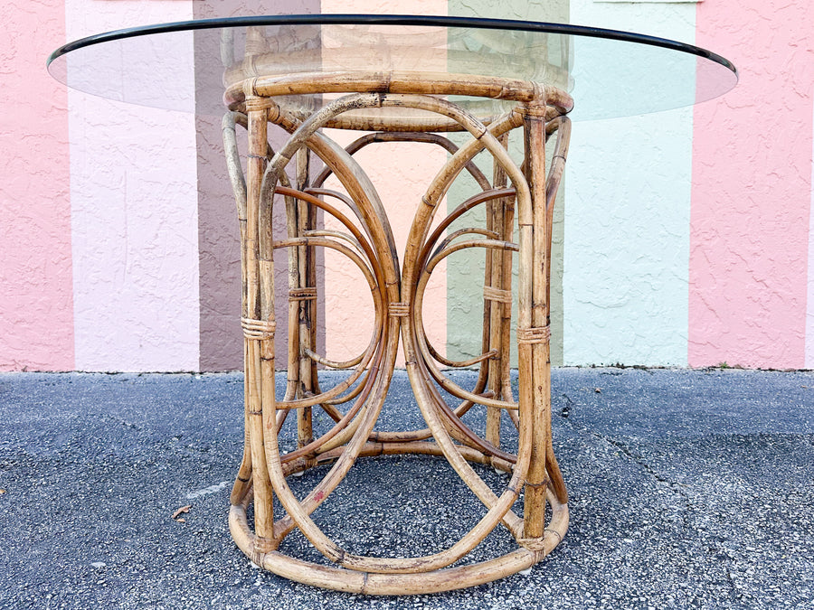Island Style Rattan Dining Table