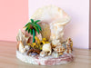 Old Florida Kitsch Shell Lamp