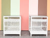 Pair of Wicker Chic Side Tables