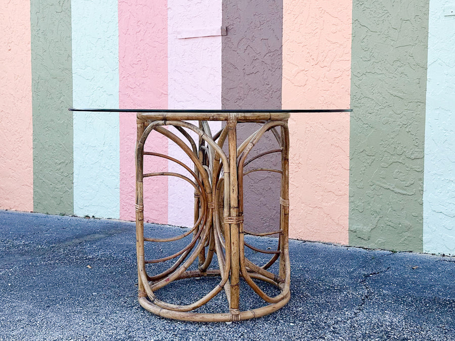 Island Style Rattan Dining Table