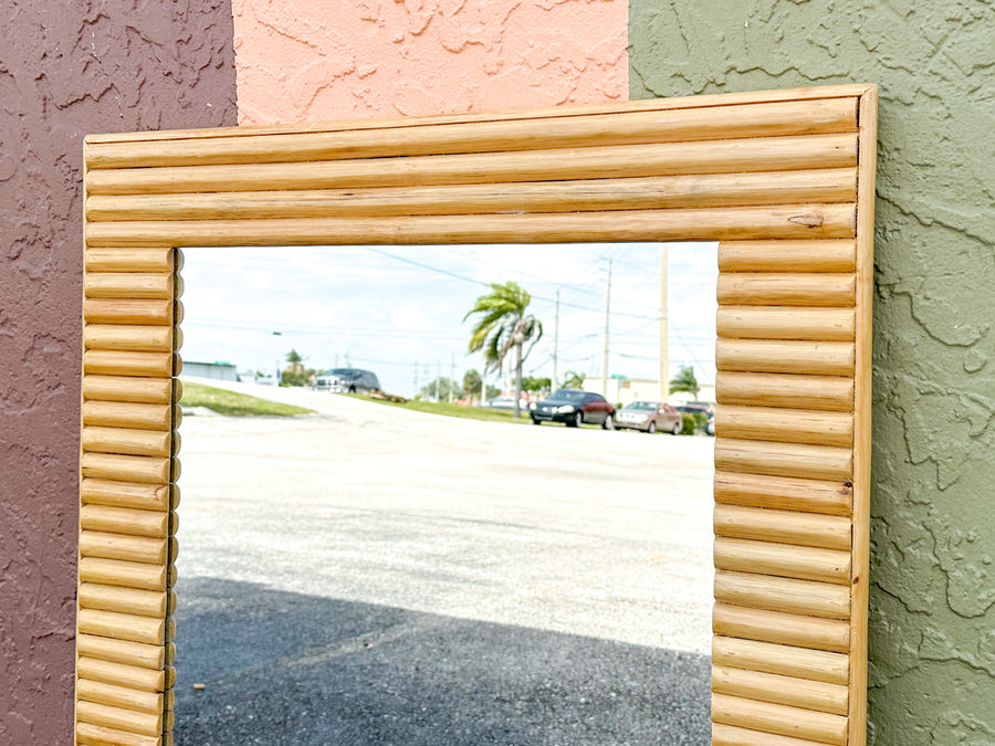 Island Style Bamboo Mirror