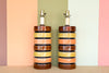 Pair of 70s Chic Stripe Lamps