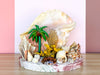 Old Florida Kitsch Shell Lamp