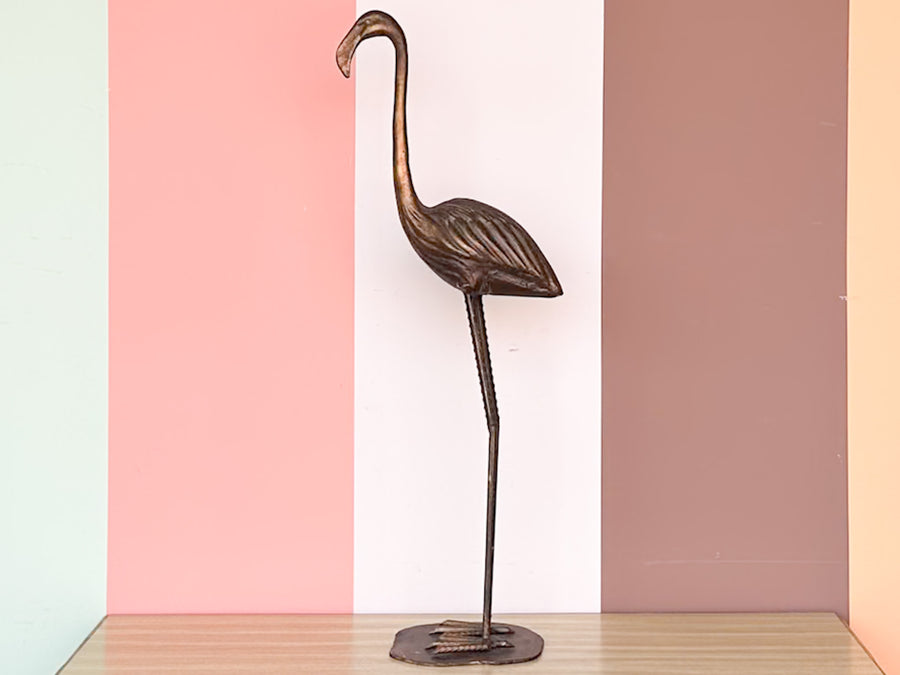 Fab Wrought Iron Flamingo