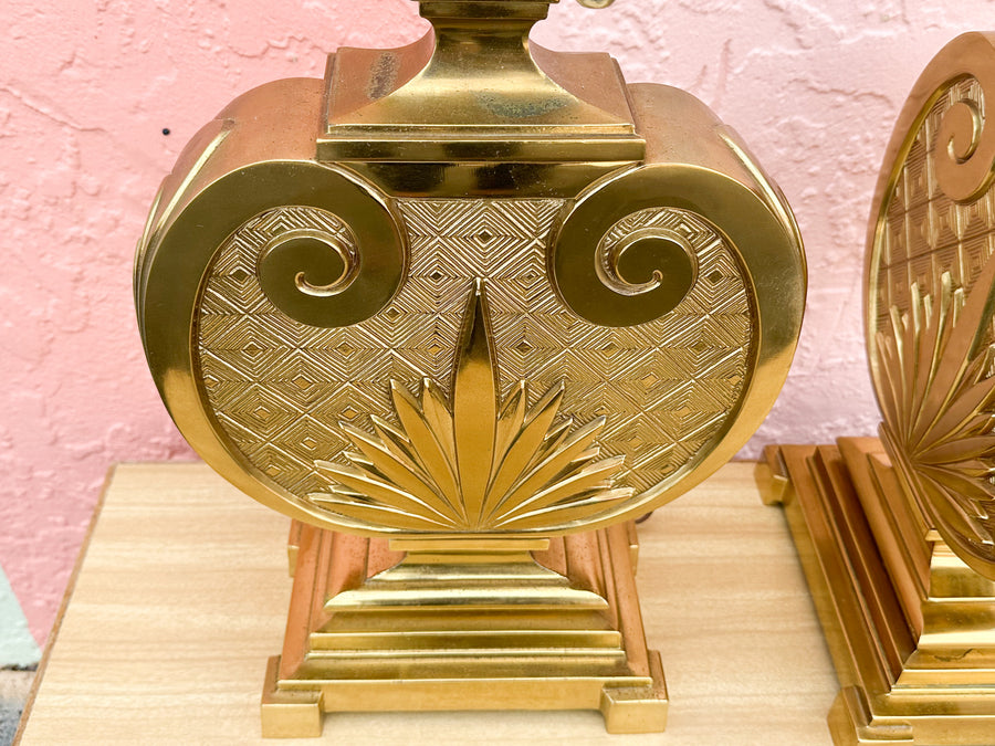 Pair of Regency Chic Urn Lamps