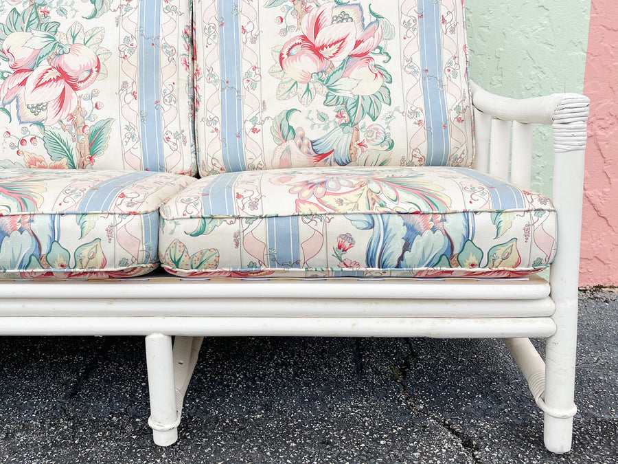 Fab Ficks Reed Rattan Sofa