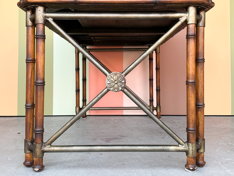 Handsome Faux Bamboo Desk